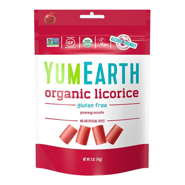 Yum Earth Organic Licorice Pomegranate 142g